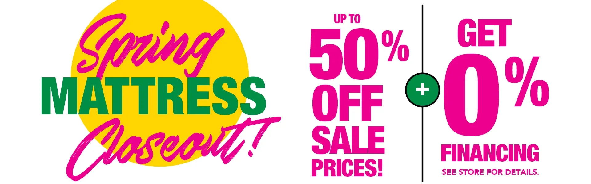 Spring Mattress Closeout